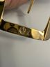 St. John 100% Leather Black Gold Belt Size L - photo 6