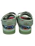 Adidas Solid Green Pink Sandals Size 11 - photo 2