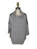 Chico's Houndstooth Black White Pullover Sweater Size 1X - photo 1