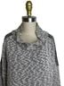 Chico's Houndstooth Black White Pullover Sweater Size 1X - photo 2