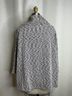 Chico's Houndstooth Black White Pullover Sweater Size 1X - photo 5