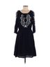 Talbots Blue White Casual Dress Size M - photo 3