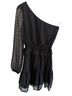 Altar'd State 100% Polyester Black Cocktail Dress Size XS - photo 1