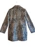 Old Navy 100% Cotton Animal Print Zebra Print Black White Coat Size M - photo 2