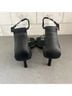 Zara 100% Leather Black Heels Size EU 39 - photo 5