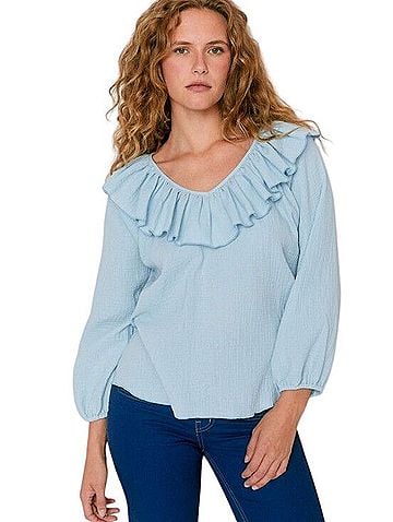 Christy Dawn The Rory Blouse Long Sleeve T-Shirt (view 1)