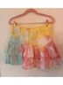LoveShackFancy Tie-dye Denim Skirt Size 6 - photo 3