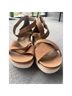 Eileen Fisher 100% Leather Tan Sandals Size 8 1/2 - photo 5