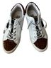 Vintage Havana 100% Leather White Brown Sneakers Size 8 - photo 1