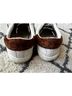 Vintage Havana 100% Leather White Brown Sneakers Size 8 - photo 4