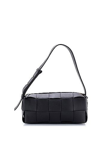 Bottega Veneta Brick Cassette Shoulder Bag Maxi Intrecciato Leather Small (view 1)