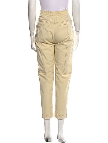 Jonathan Simkhai Celina Utility Ecru Linen Pants (view 2)