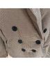 Free People 54% Cotton 9% Elastane 37% Viscose 100% Polyester Houndstooth Tan Jacket Size L - photo 7