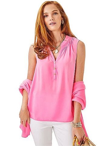 Lilly Pulitzer Elsa Sleeveless Blouse (view 1)