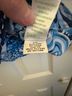 Lilly Pulitzer 100% Polyester Print Blue White Sleeveless Blouse Size XL - photo 8