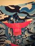 Lilly Pulitzer 100% Polyester Print Blue White Sleeveless Blouse Size XL - photo 3