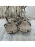 Schutz 100% Leather Snake Print Multi Color Sandals Size 8 1/2 - photo 9