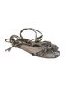 Schutz 100% Leather Snake Print Multi Color Sandals Size 8 1/2 - photo 2