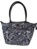 DKNY Graphic Black Leather Tote One size - photo 1