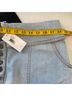 Ulla Johnson Solid Blue Denim Shorts Size 12 - photo 11