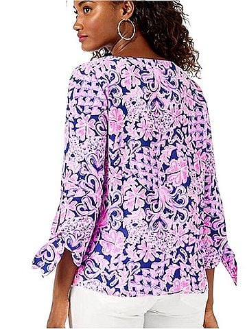 Lilly Pulitzer Langston Top 3/4 Sleeve Blouse (view 2)