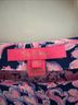 Lilly Pulitzer 100% Polyester Print Blue Pink 3/4 Sleeve Blouse Size M - photo 3