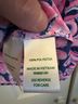 Lilly Pulitzer 100% Polyester Print Blue Pink 3/4 Sleeve Blouse Size M - photo 8