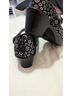 Alegria 100% Leather Black Silver Heels Size EU 38 - photo 8