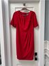 L.K. Bennett 63% Polyester 32% Viscose 5% Elastane 100% Polyester Solid Red Cocktail Dress Size 8 - photo 4