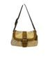 Coach Print White Tan Shoulder Bag One size - photo 1