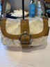 Coach Print White Tan Shoulder Bag One size - photo 5