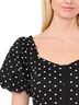 CeCe 100% Cotton 100% Polyester Polka Dots Black White Cocktail Dress Size 10 - photo 4