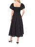 CeCe 100% Cotton 100% Polyester Polka Dots Black White Cocktail Dress Size 10 - photo 2