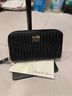 Coach 100% Leather Plaid Black Leather Belt One size - photo 3
