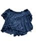 Free People Black Short Sleeve Blouse Size S - photo 1