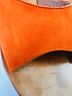 K Jacques St. Tropez 100% Leather Orange Wedges Size 9 - photo 10