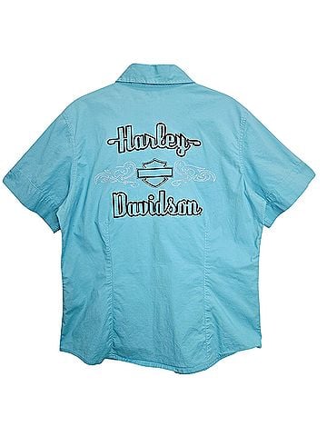 Harley Davidson Short Sleeve Button-Down Shirt (view 1)