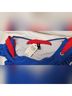 Hot Topic 80% Polyamide 20% Elastane 100% Polyester Blue White Swimsuit Bottoms Size M - photo 6