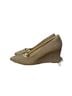 Dream Pairs Gold Wedges Size 6 1/2 - photo 1