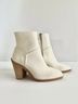 Rag & Bone 100% Leather Ivory Ankle Boots Size EU 36 1/2 - photo 5
