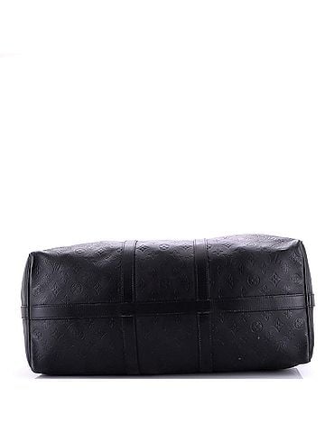 Louis Vuitton Keepall Bandouliere Bag Monogram Shadow Leather 50 (view 2)