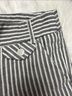 ABS Platinum Stripes Black White Casual Pants Size 42 waist - photo 8