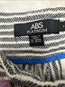 ABS Platinum Stripes Black White Casual Pants Size 42 waist - photo 3