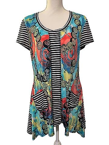 Frank Lyman Design Short Sleeve Blouse (view 1)