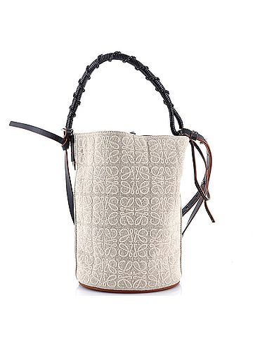 Loewe Gate Bucket Bag Anagram Jacquard Canvas Medium (view 1)