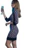 ENTI Chevron-herringbone Multi Color Cocktail Dress Size S - photo 2