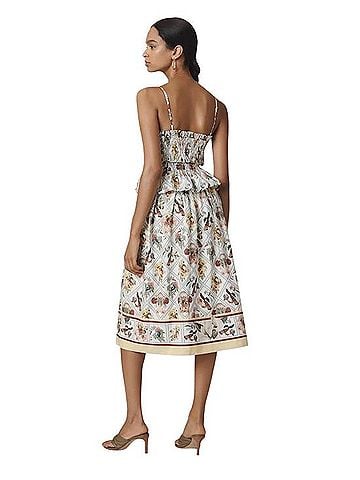 Anthropologie Tigers Giraffes Birds Casual Dress (view 2)