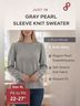 a...love story Gray Casual Sweaters Size M - photo 4