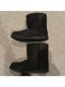 Ugg 100% Suede Black Boots Size 6 - photo 4