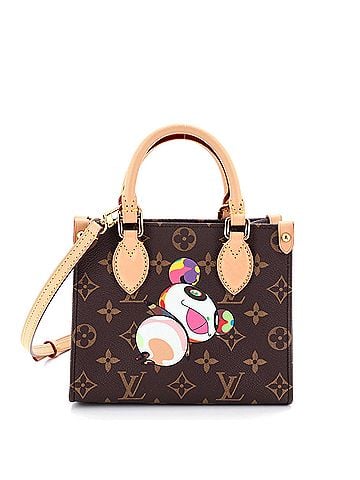 Louis Vuitton x Takashi Murakami OnTheGo Tote Limited Edition Monogram Panda BB (view 1)